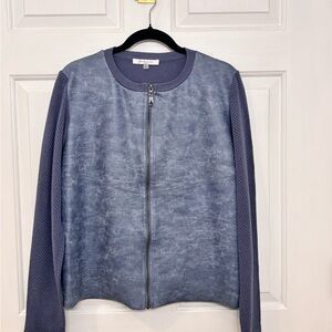 Sioni Blue Zip-Up women’s Sweater Jacket